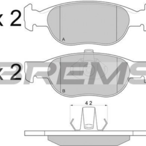 ΣΕΤ ΤΑΚΑΚΙΑ ΦΡΕΝΩΝ FIAT BP23181.0 ZTEC+