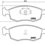 ΣΕΤ ΤΑΚΑΚΙΑ ΦΡΕΝΩΝ FIAT