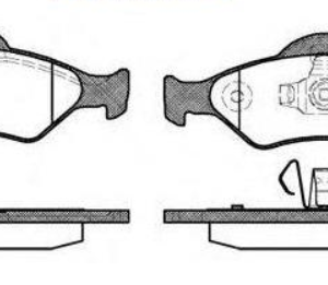 ΣΕΤ ΤΑΚΑΚΙΑ ΦΡΕΝΩΝ FORD ECO1250 ECOLINE