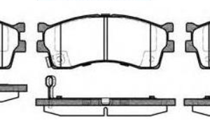 ΣΕΤ ΤΑΚΑΚΙΑ ΦΡΕΝΩΝ KIA JAPANPARTS PAK17AF