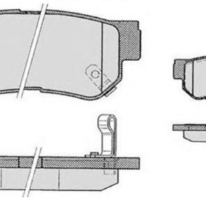 ΣΕΤ ΤΑΚΑΚΙΑ ΦΡΕΝΩΝ HYUNDAI/KIA CHAMPION 572557CH