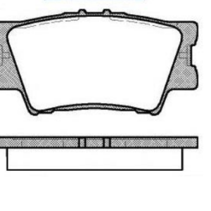 ΣΕΤ ΤΑΚΑΚΙΑ ΦΡΕΝΩΝ ΠΙΣΩ LEXUS/TOYOTA  BP24338.0 ZTEC+