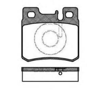 ΣΕΤ ΤΑΚΑΚΙΑ ΦΡΕΝΩΝ MERCEDES BP212297.0 ZTEC+