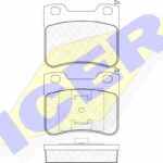 ΣΕΤ ΤΑΚΑΚΙΑ ΦΡΕΝΩΝ PEUGEOT BP21857.0 ZTEC+